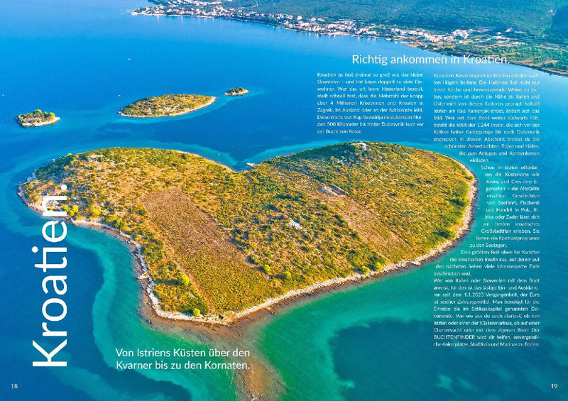 Buchtenfinder Kroatien Nord - Ausgabe 2026 (Innenansicht)
