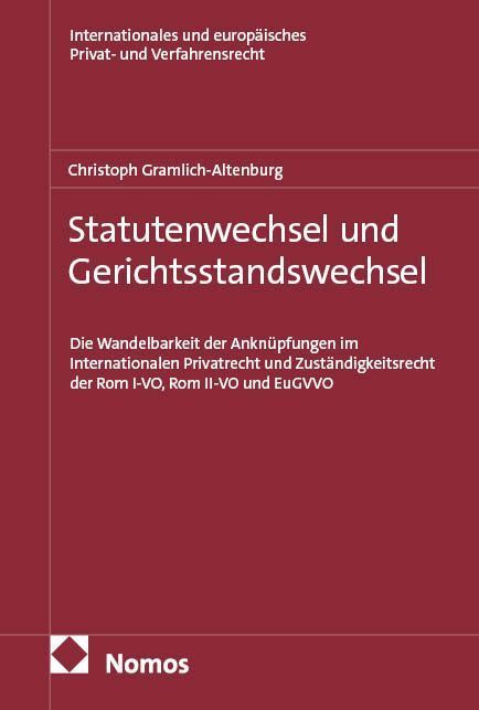 Statutenwechsel und Gerichtsstandswechsel