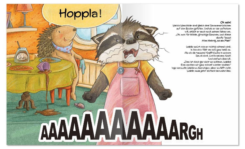 Wenn Waldo Waschbär wütend wird (Innenansicht)