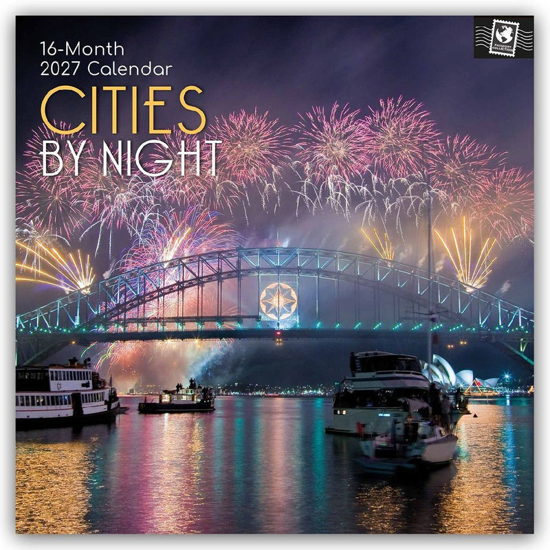 Cities by Night - Städte bei Nacht 2027 - 16-Monatskalender