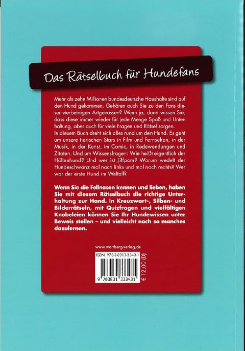 Das Rätselbuch für Hundefans