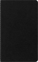 Moleskine Cahier, L/A5, 3er Set, Blanko, Kartoneinband, Schwarz