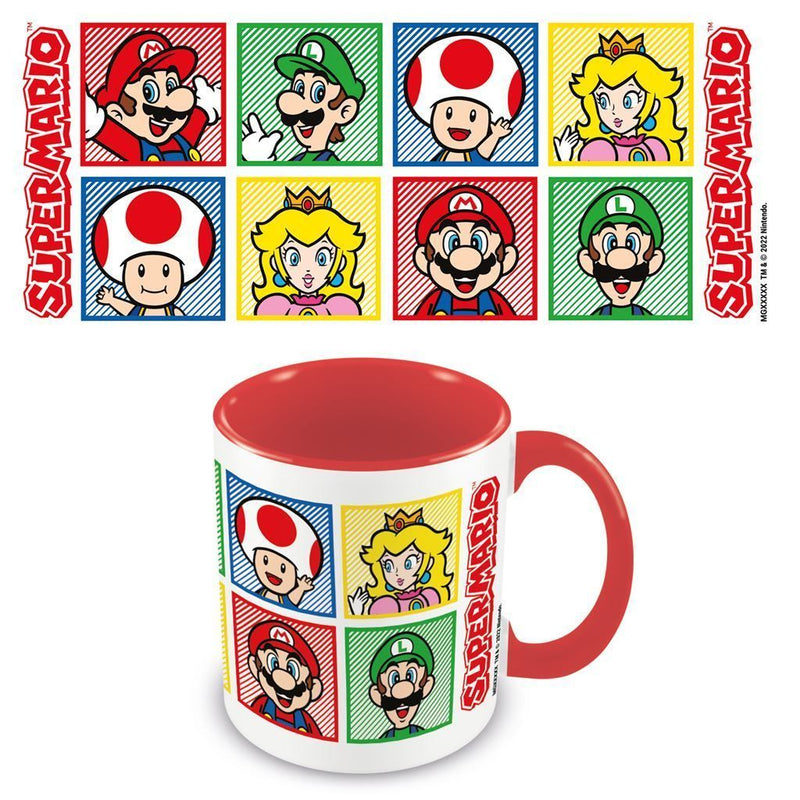 SUPER MARIO RED COLOURED INNER MUG