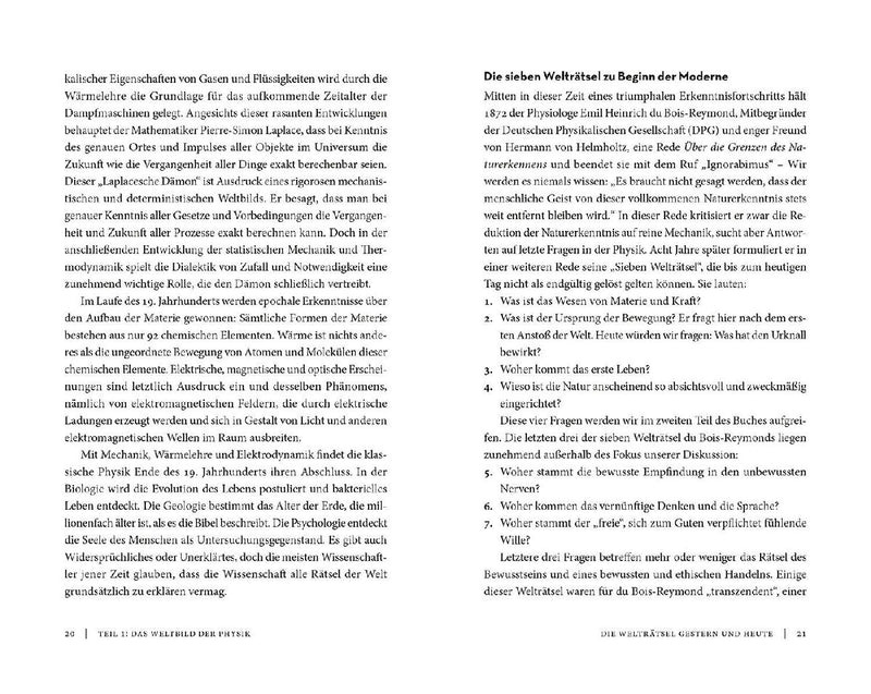 Das rätselhafte Universum (Innenansicht)