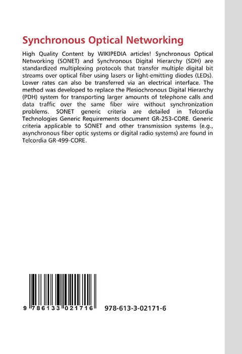Synchronous Optical Networking