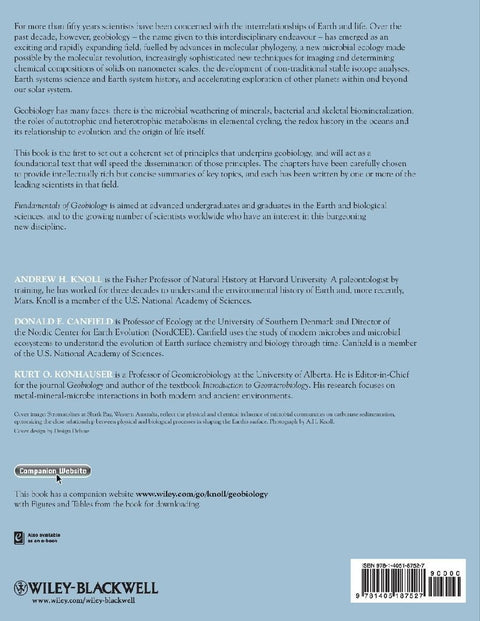 Fundamentals of Geobiology