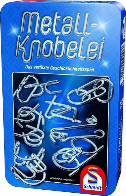 Metall-Knobelei in Metalldose