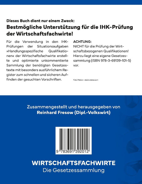 Wirtschaftsfachwirte - Die Gesetzessammlung