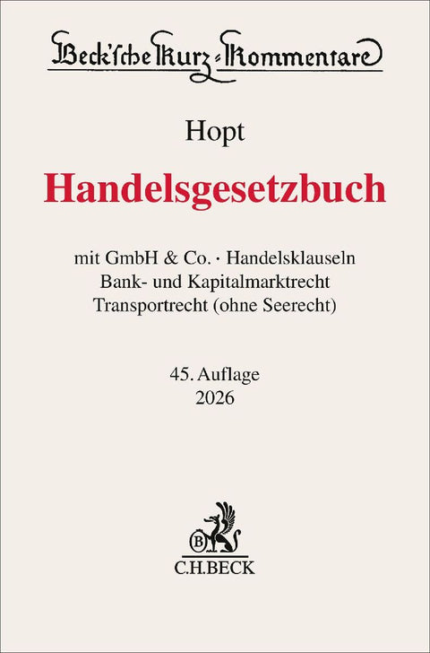 Handelsgesetzbuch. HGB
