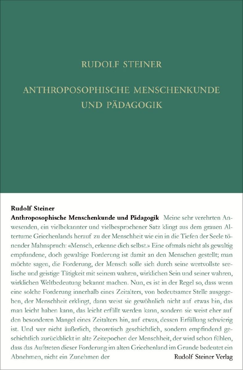 Anthroposophische Menschenkunde und Pädagogik