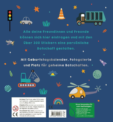 Alle meine Freunde - Fahrzeuge | Mit über 300 Stickern