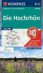 KOMPASS Wanderkarte 462 Die Hochrhön 1:25.000