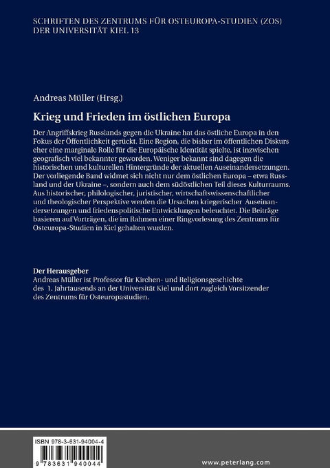 Krieg und Frieden im östlichen Europa