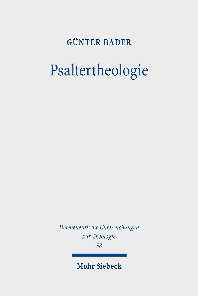 Psaltertheologie