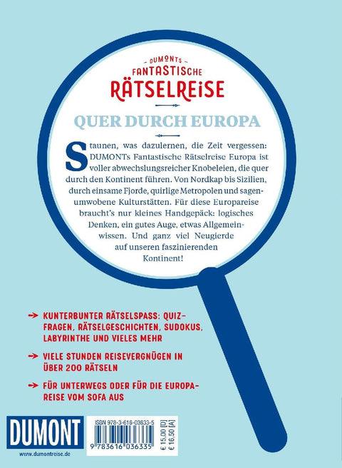 DUMONTs Fantastische Rätselreise Quer durch Europa