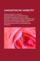 Linguistische Varietät