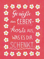 Lebe wild und voller Wunder (Innenansicht)
