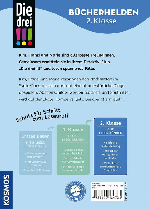 Die drei !!!, Bücherhelden 2. Klasse, Ein Fall im Skate-Park