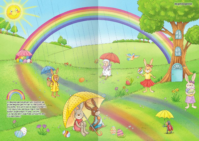 Mein Stickeralbum Ostern (Innenansicht)