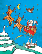 Weihnachten Wasserzauber Malbuch (Innenansicht)