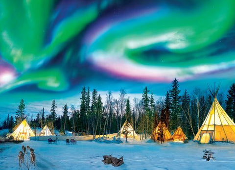 Nordlicht - Yellowknife 1000 Teile