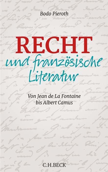 Recht und französische Literatur
