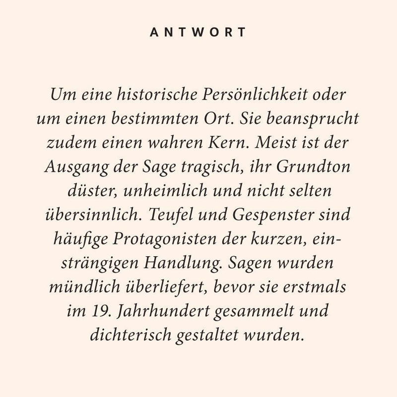 Deutsche Sagen-Quiz (Innenansicht)