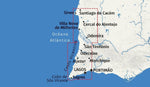 KOMPASS Wanderkarte 258 Algarve West, Costa Vicentina - Fischerpfad 1:55.000 (Innenansicht)