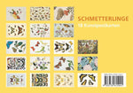 Postkarten-Set Schmetterlinge (Innenansicht)