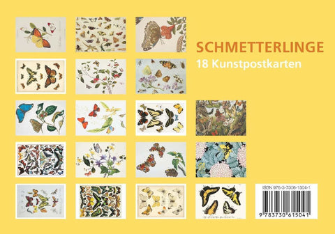 Postkarten-Set Schmetterlinge