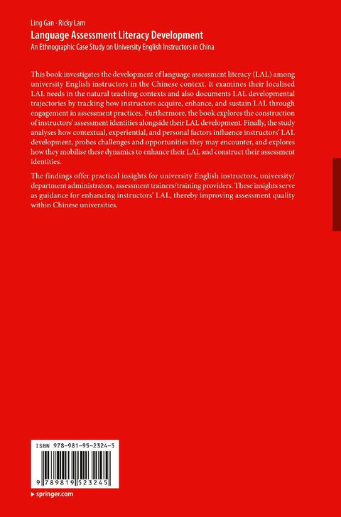 Language Assessment Literacy Development