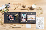 Set Scrapbooking, Album 32x22cm, Kraft, Scrap' Addict