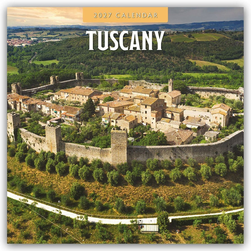 Tuscany - Toskana 2027 - 16-Monatskalender