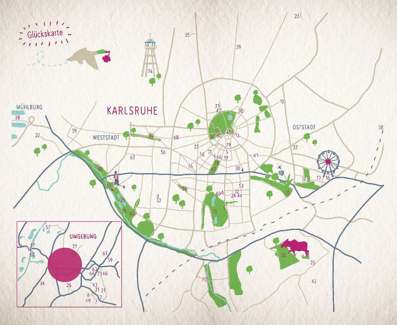 Glücksorte in Karlsruhe (Innenansicht)