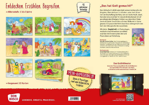 Meine ersten Geschichten von Gott. Die U3-Bibel im Kamishibai. Kamishibai Bildkartenset.