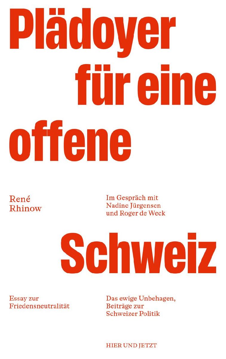 Plädoyer für eine offene Schweiz