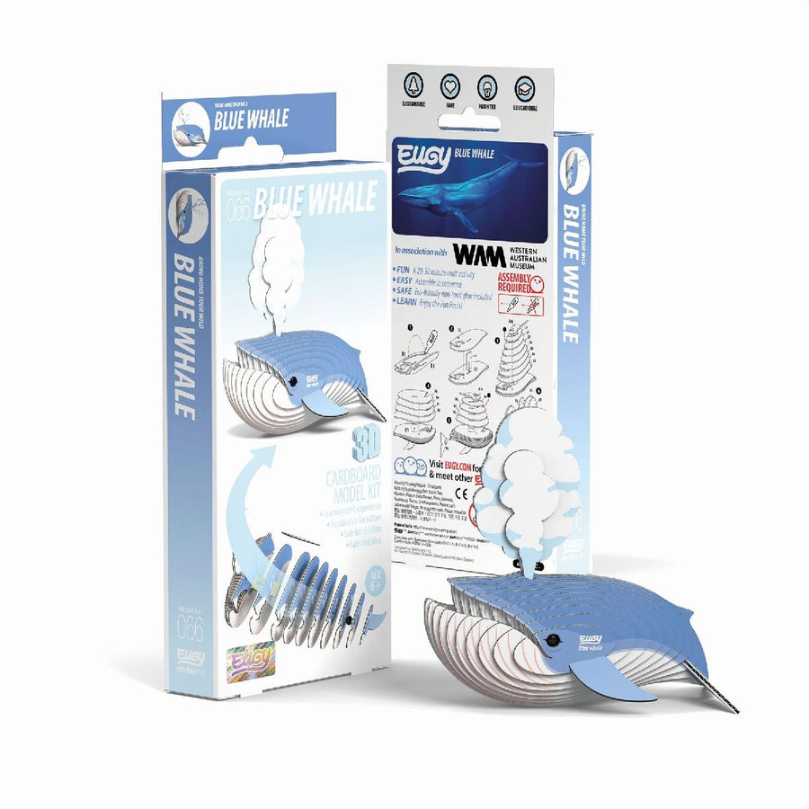 EUGY - 3D Bastelset Blauwal