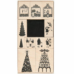 Stempelset Weihnachtsmarkt FSC 100%