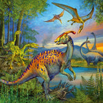 Faszination Dinosaurier. Puzzle 3 X 49 Teile (Innenansicht)