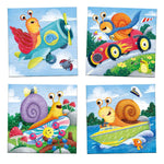 Schnelle Schnecken - 4 Puzzles