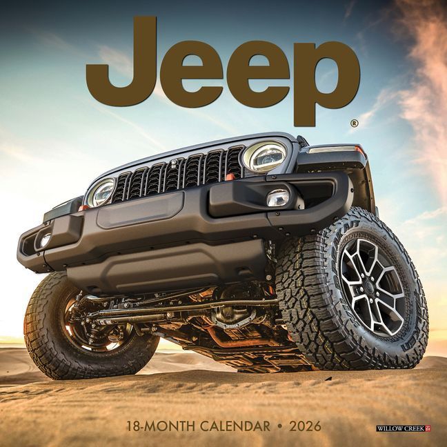 Jeep 2026 Mini Wall Calendar