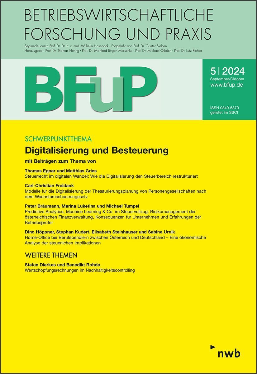 Digitalisierung und Besteuerung