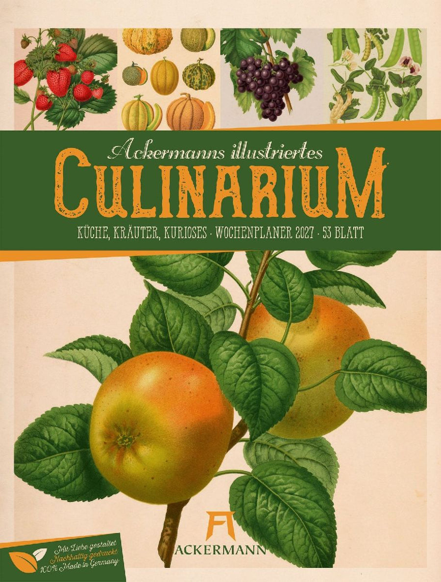 Culinarium Wochenplaner Kalender 2027 | Küche, Kräuter, Kurioses