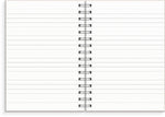 Burde Notizbuch A5 beige (Innenansicht)