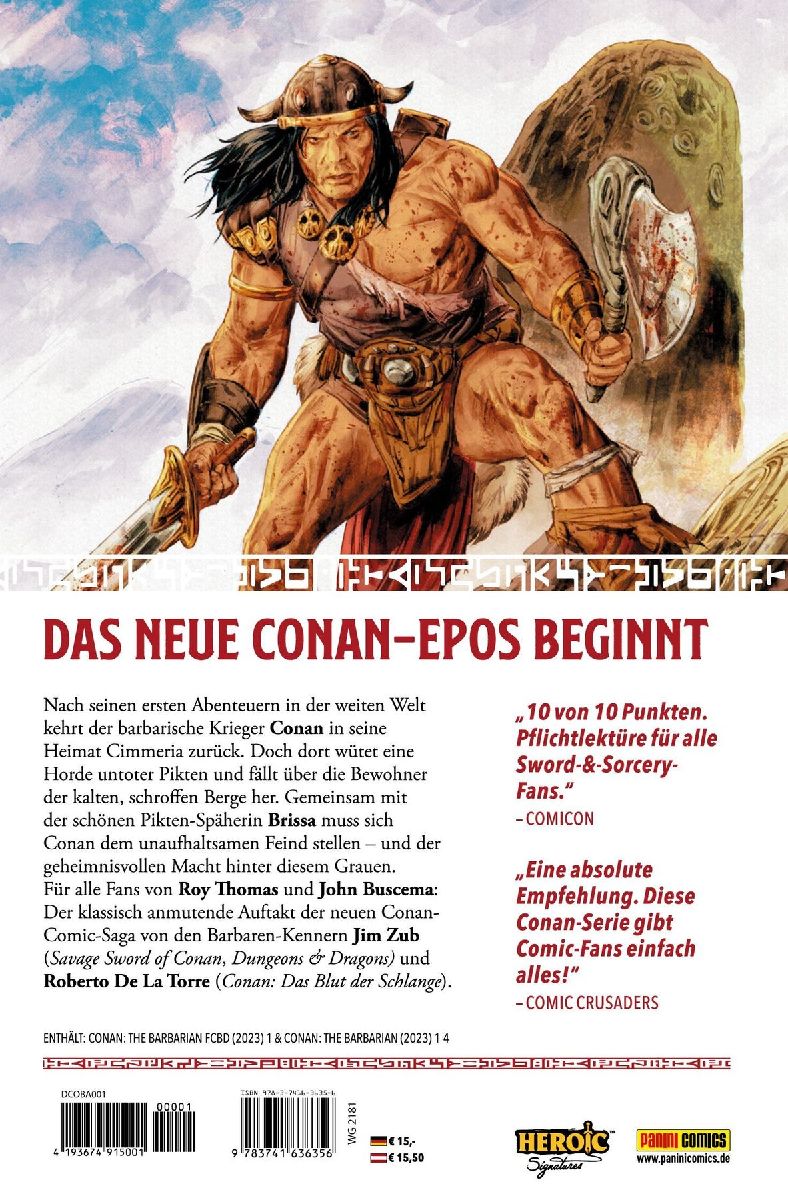Conan der Barbar (Rückseite)