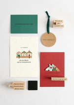 Stempelset Weihnachtsmarkt, Types FSC 100% (Innenansicht)