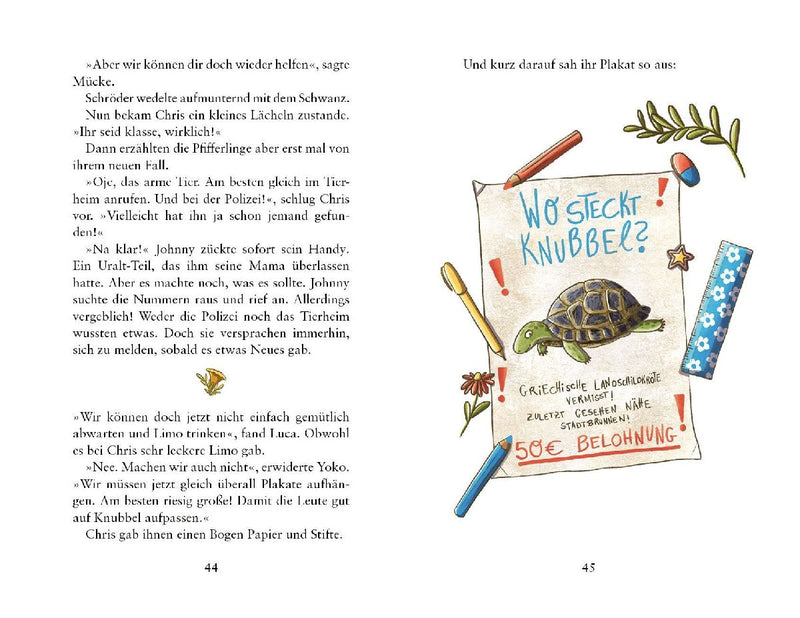 Die wilden Pfifferlinge - Schildkrötenalarm (Innenansicht)
