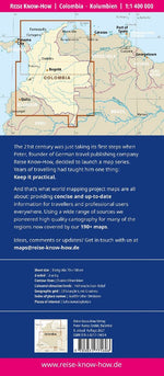 Reise Know-How Landkarte Kolumbien / Colombia (1:1.400.000)