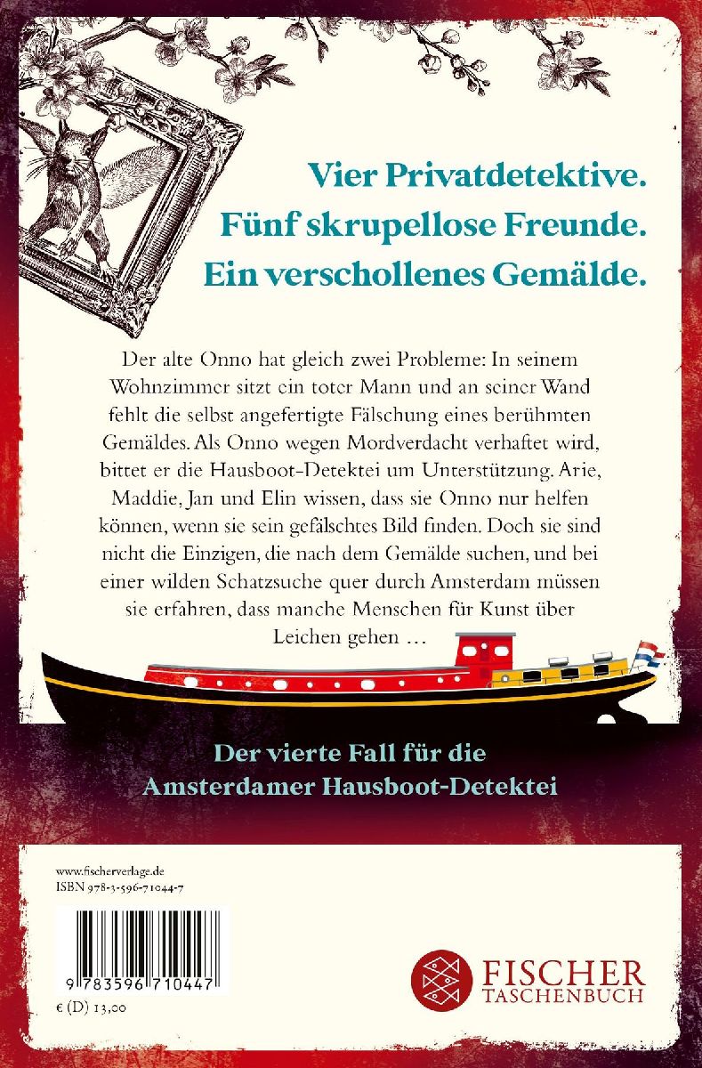 Die Hausboot-Detektei - Tödliche Farben (Rückseite)