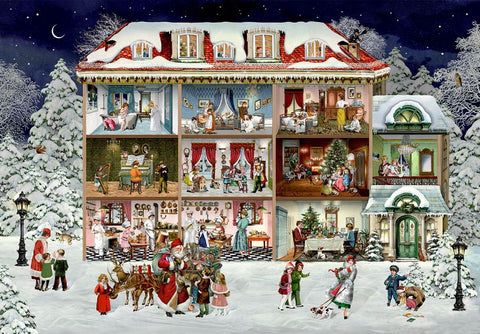 Puzzle-Adventskalender - Unser wunderbares Weihnachtshaus